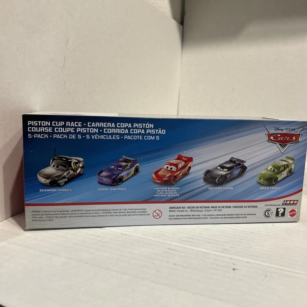 Disney Pixar Cars 3 Piston Cup Race 5 Pack w/Shannon Spokes New‎
